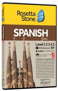 (Rosetta Stone Spanish Spain  Level 1 2 3 4 5  v5 (Windows & Mac (دی‌وی‌دی)