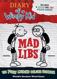 Dairy Of A Wimpy Kid Mad Libs