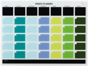 Glass Month Planner 120*90 English 12110