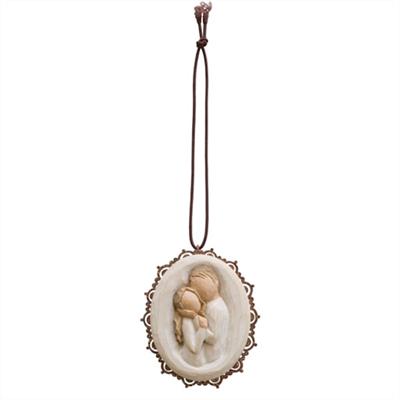 26211 Embrace Metal Edged Ornament