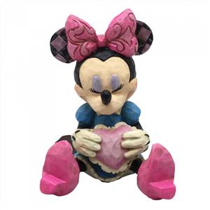 Minnie Mouse With Heart Mini Figurine 4054285