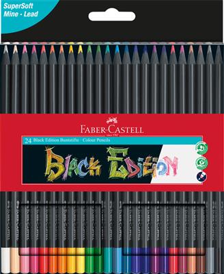 مدادرنگی 24 رنگ بدنه مشکی Black Edition 116424