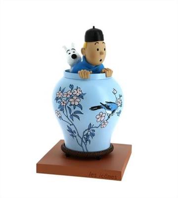 مجسمه تن تن و گلدان Resin Icones Vase 46401