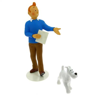 مجسمه تن تن و میلو Statuette Tintin & Milou Collection Musee Imaginaire N9383
