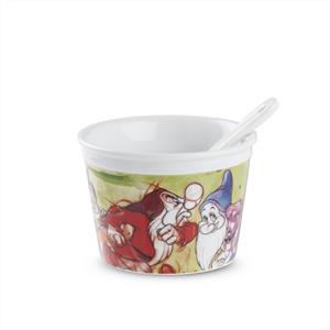 SET 4 MIXED ICE CREAM CUPS WITH SPOON 7 DWARFS 250 ML 133004