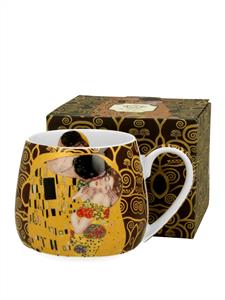 Barrel mug Mug the Kiss Brown Klimt 3373