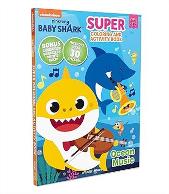 (Pinkfong Baby Shark Ocean Music (Super Coloring and Activity Book