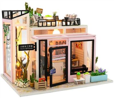 کیت ساخت خانه مینیاتوری Annas Pink Melody M035