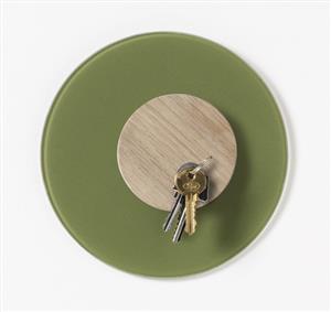 Nord Circle Glass Board 10cm Olive 70803
