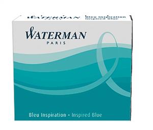 جوهر فشنگی 6 عددی آبی روشن Waterman S0111010